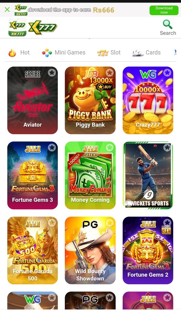 XK777 Game